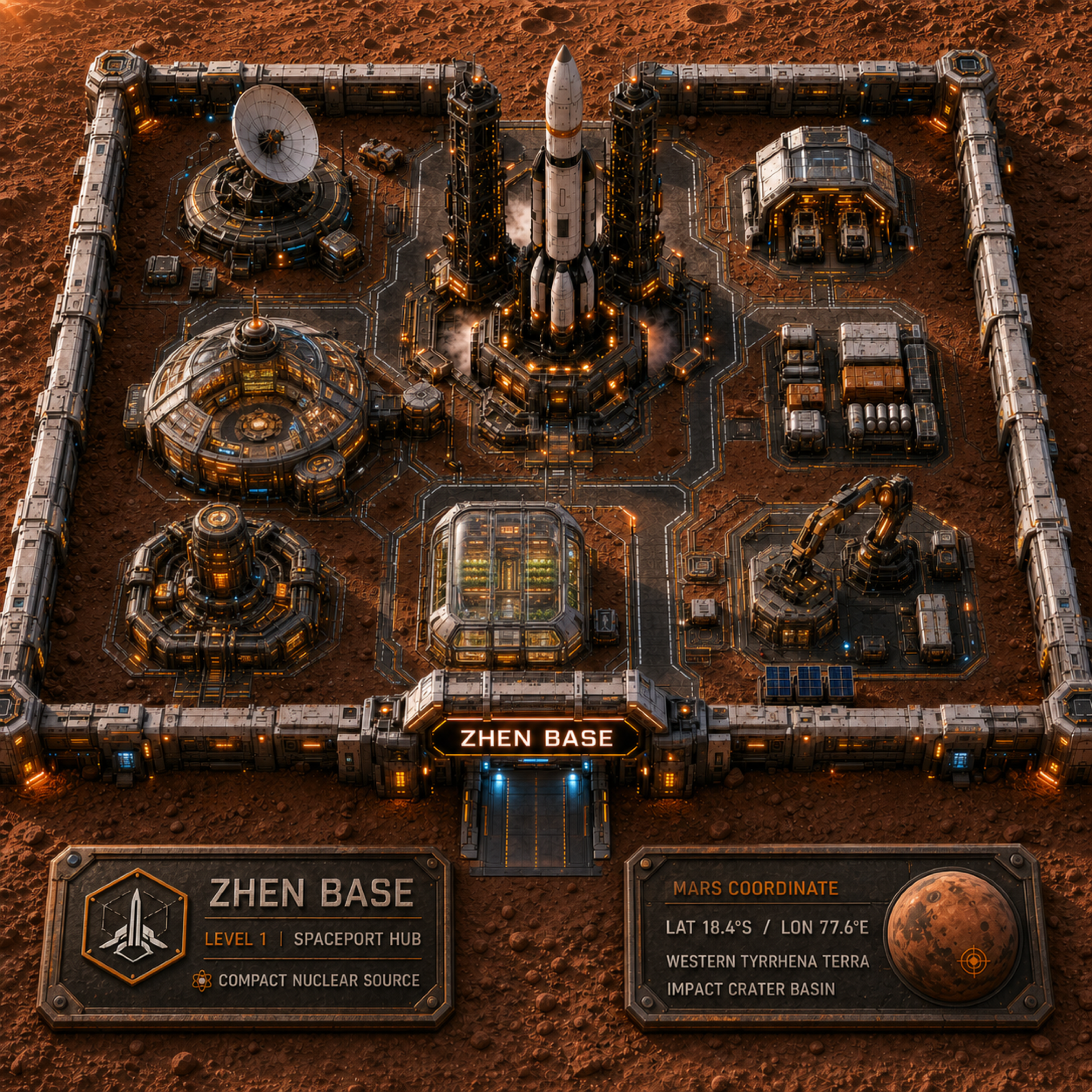 Zhen Base founding portrait